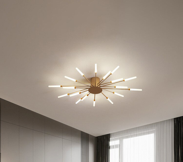 Minimalist Eldverk Ljus