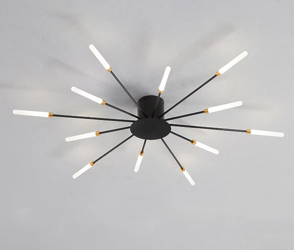 Minimalist Eldverk Ljus