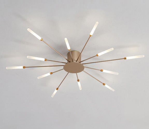 Minimalist Eldverk Ljus