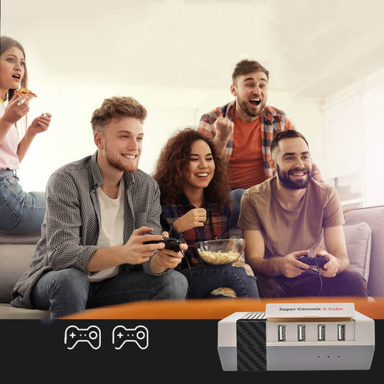 Klassisk retro spelkonsol