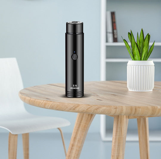 Mini uppladdningsbar rakapparat