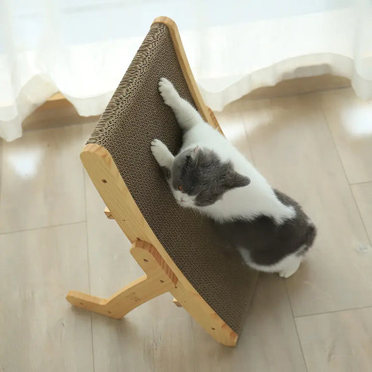 Cat Wooden Scratcher Bed