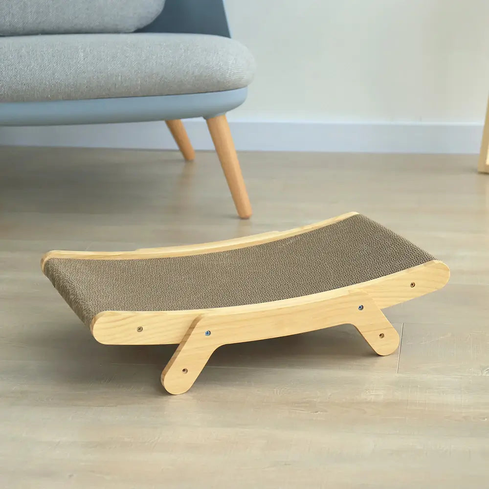 Cat Wooden Scratcher Bed