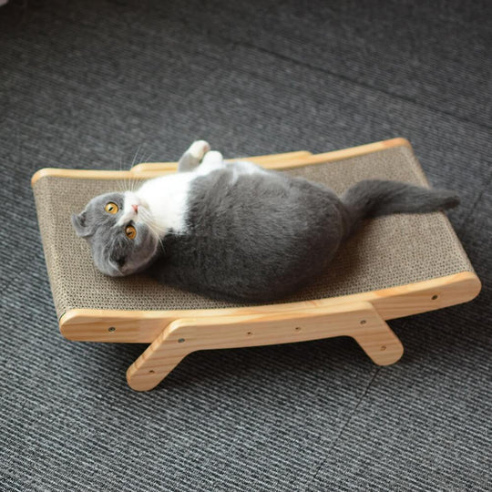 Cat Wooden Scratcher Bed