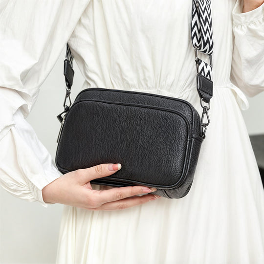 Crossbody-väska i läder av hög kvalitet
