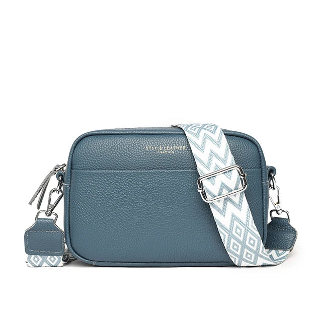 Crossbody-väska i läder av hög kvalitet