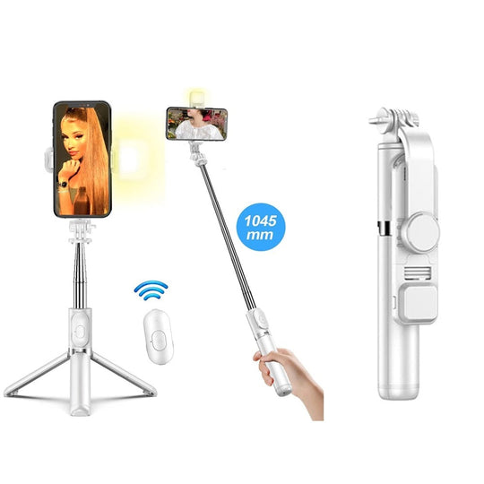 Vikbart stativ Selfie Stick