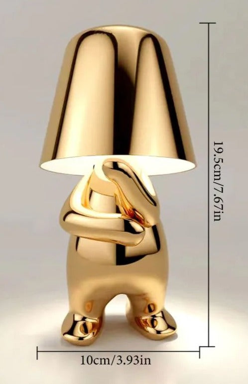 Thinker Golden Man Bordslampa