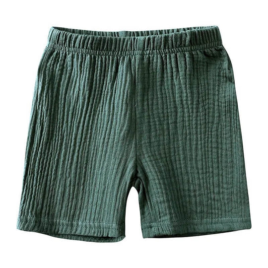 Muslinbomullsskjorta och shorts-set