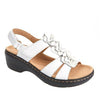 Sandaler Med Blommiga Kilar