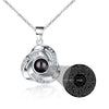 Personlig Rose Photo Projection Halsband