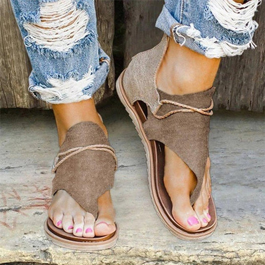 Retro sandaler för kvinnor