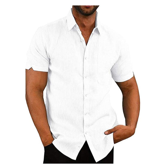 Polo shirt med knapp för män