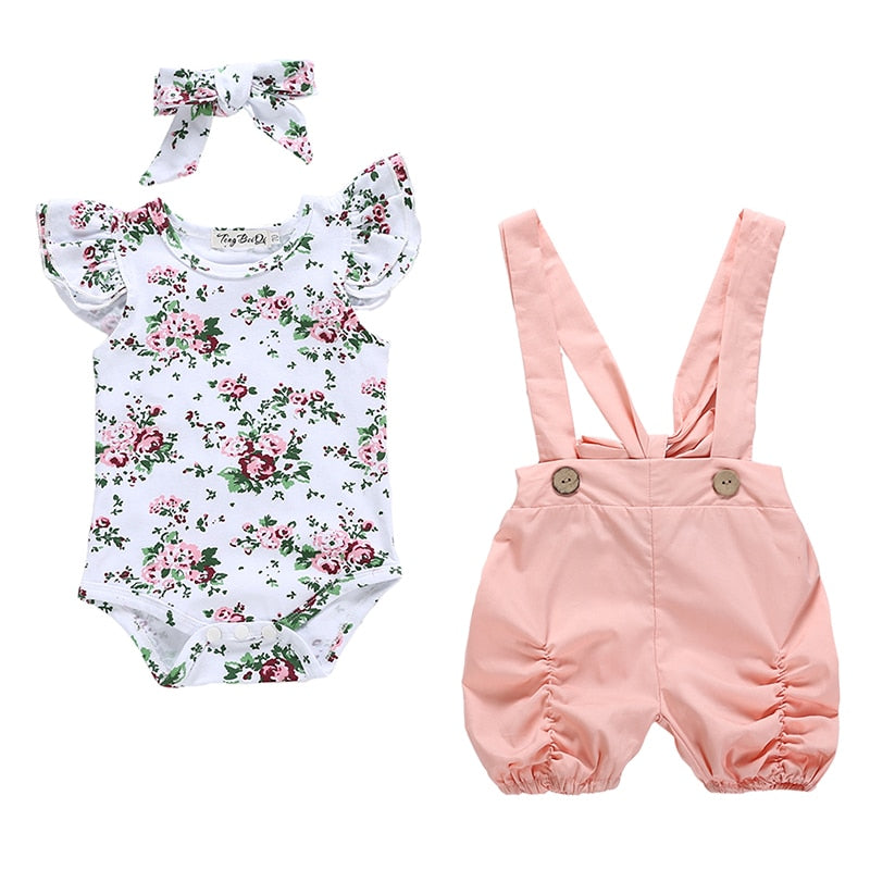 Våren Baby Outfit Uppsättning