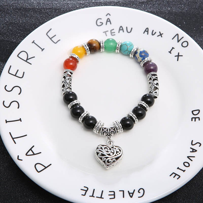 7 Chakra stenarmband