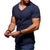 Muskel-T-shirts med V-ringning för män