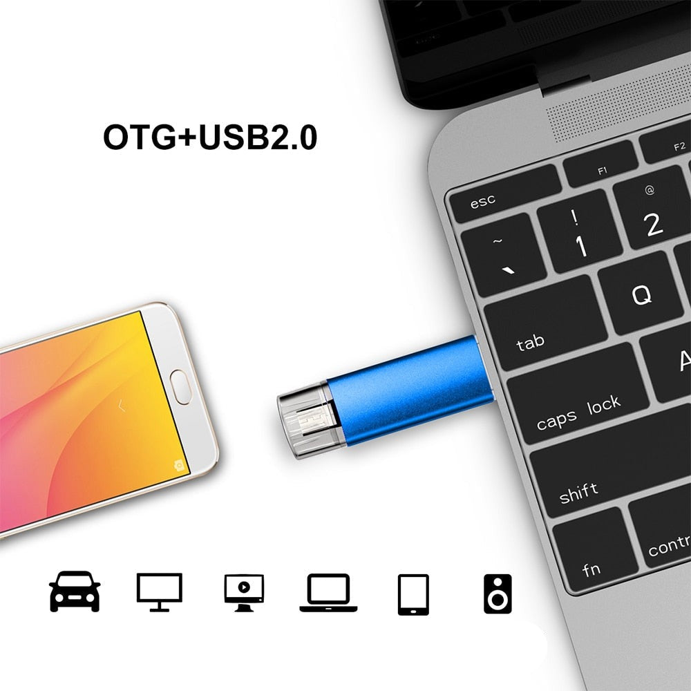 USB-minne på språng