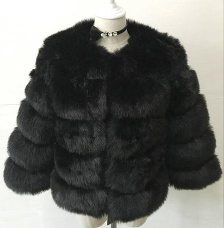 Faux Fur Coat For Kvinner