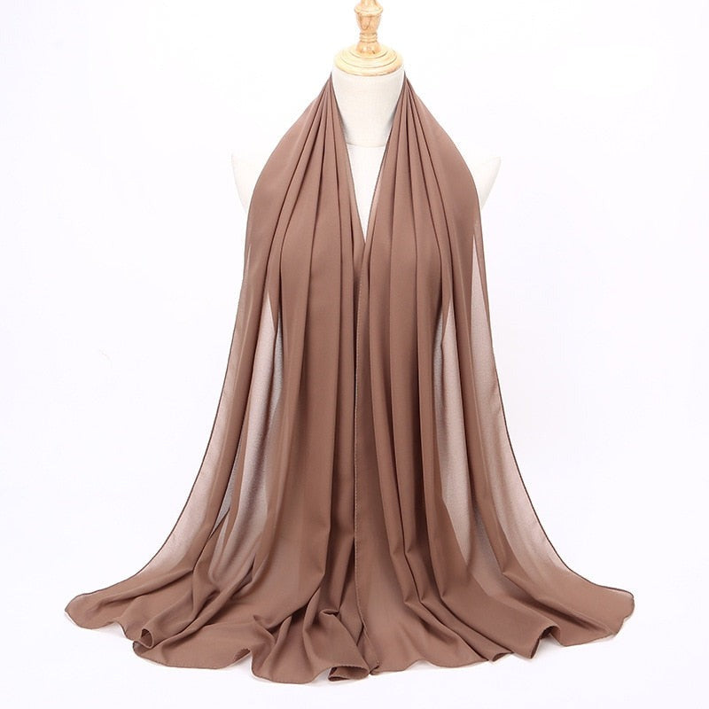 Chiffon Hijab pannband