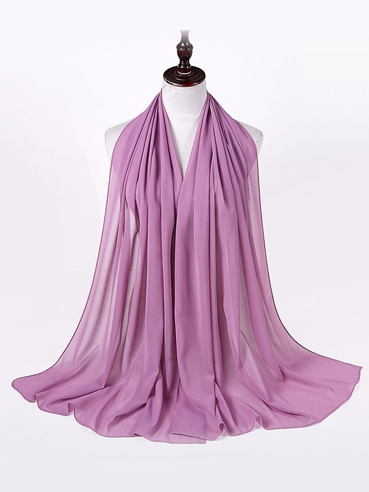 Chiffon Hijab pannband