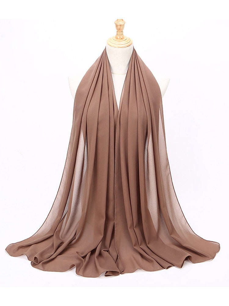 Chiffon Hijab pannband