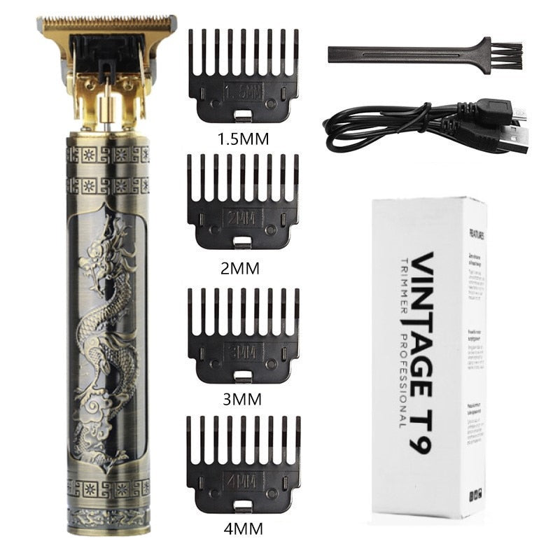 Vintage sladdlös hårtrimmer för män