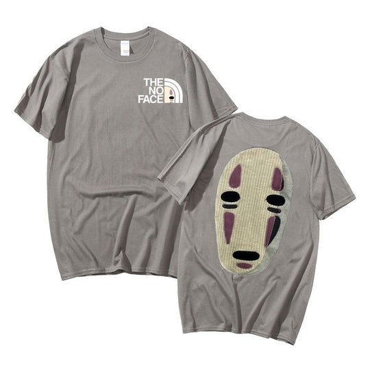 No Face Unisex T-Shirt med tryck