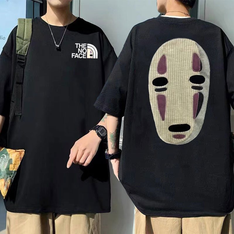No Face Unisex T-Shirt med tryck