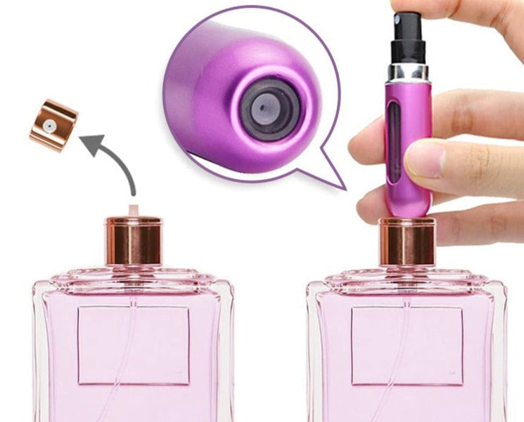 Påfyllningsbar mini parfymbehållare
