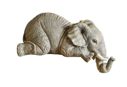 Elefantmamma och elefantbarn figur