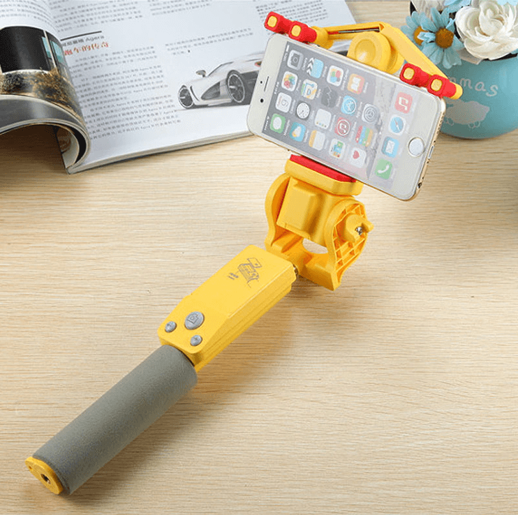 Smart 360-Graders Roterande Trådlös Selfie Stick - Svart