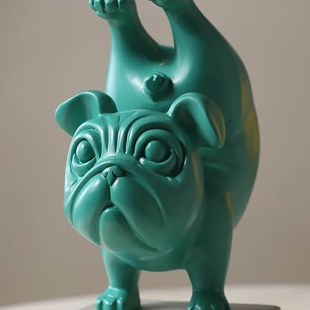 Yoga Bulldog figur