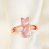 Opal katt ring
