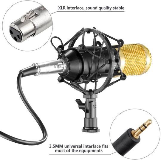 BM800 Mikrofonset Med Kondensator