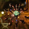 Solcellsdrivna glas boll vind spinner