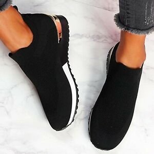 Elastiska slip-on sneakers